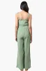 Impress Sleeveless Smocked Top Jumpsuit - Green sold by Fairweather