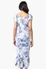 International INC Company Floral Smocked Back Maxi Dress - White sold by Fairweather
