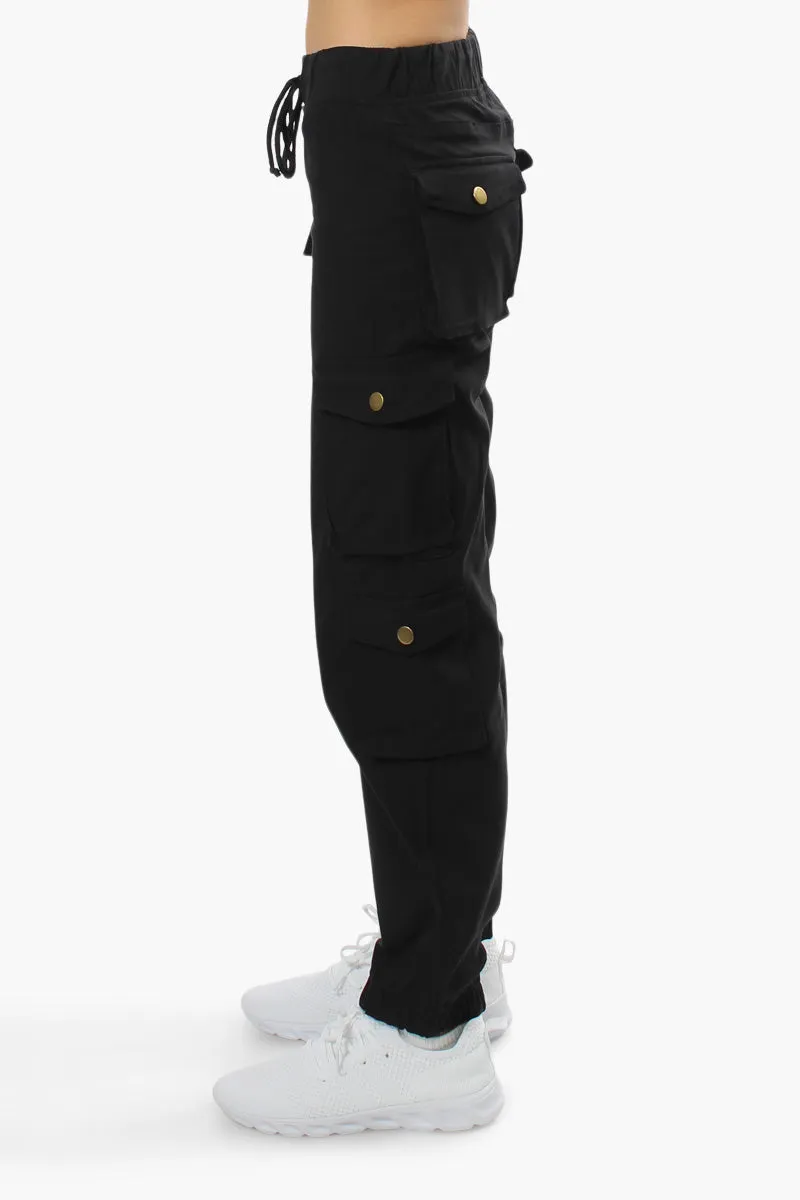 Urbanology Flap Pocket Cargo Pants - Black sold by Fairweather product image thumbnail 3