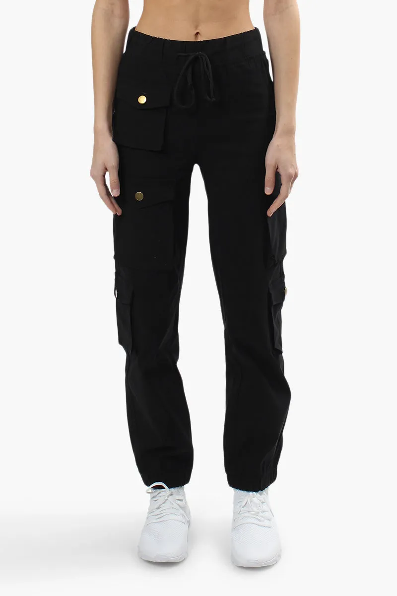 Urbanology Flap Pocket Cargo Pants - Black sold by Fairweather