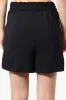 Stylexchange Vintage Solid Belted Shorts - Black sold by Fairweather