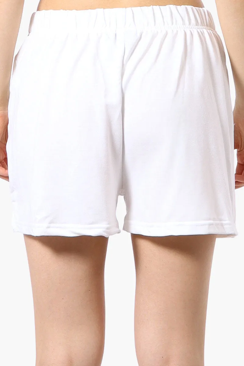 Runaway Bay Sport Basic French Terry Shorts - White sold by Fairweather product image thumbnail 3