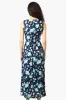 Beechers Brook Floral Padded Crossover Maxi Dress - Navy sold by Fairweather