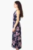 International INC Company Floral Halter Neck Midi Dress - Navy sold by Fairweather