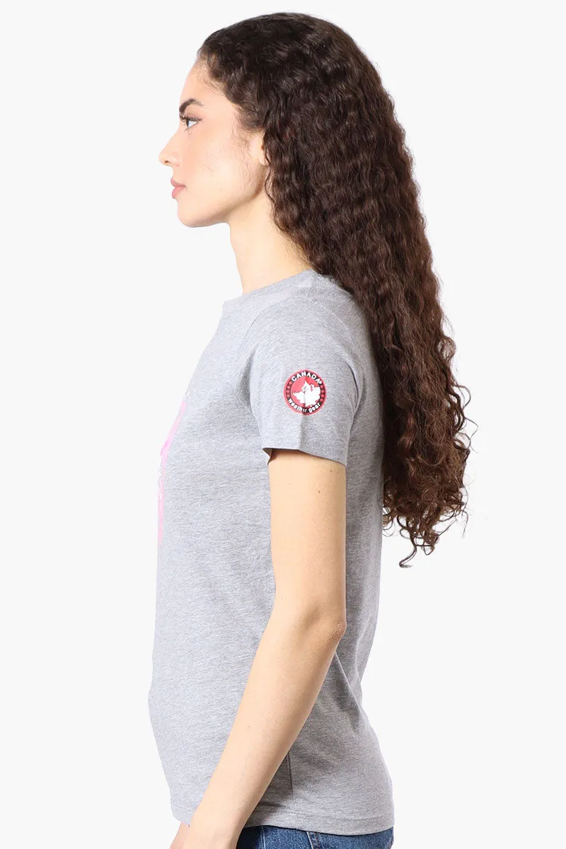 Canada Weather Gear Heart Mountain Print Tee - Grey sold by Fairweather product image thumbnail 2