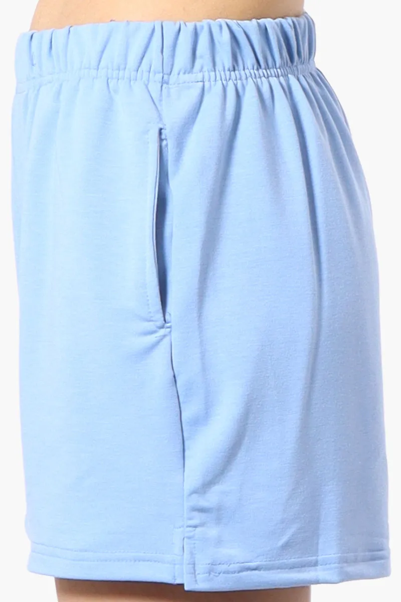 Runaway Bay Sport Basic French Terry Shorts - Blue sold by Fairweather product image thumbnail 2