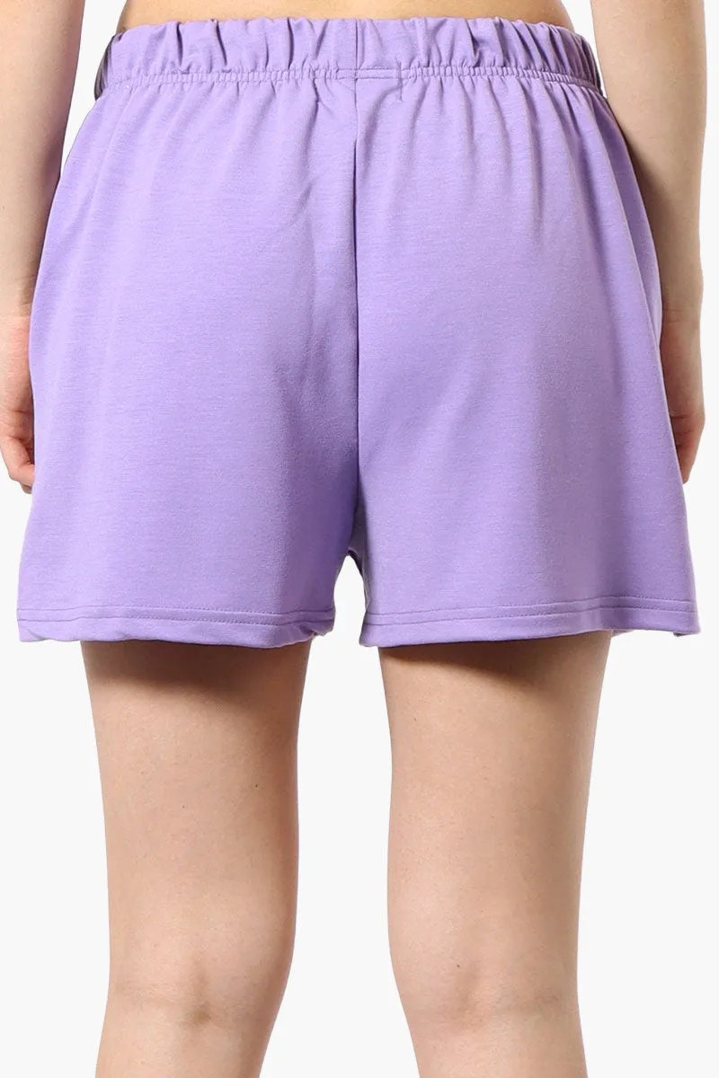 Runaway Bay Sport Basic French Terry Shorts - Lavender sold by Fairweather product image thumbnail 3