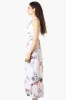 Beechers Brook Floral Padded Crossover Maxi Dress - White sold by Fairweather