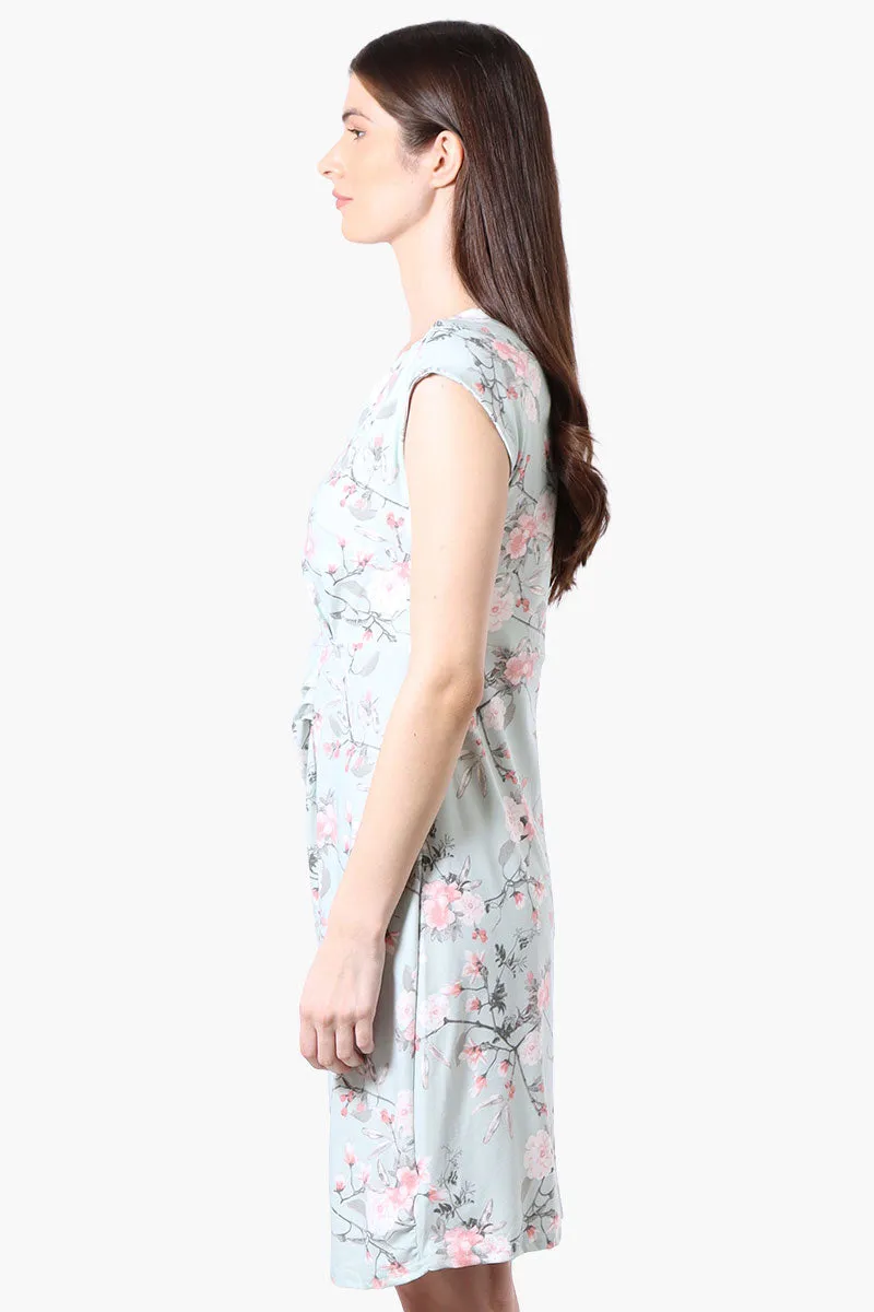 International INC Company Floral Cap Sleeve Cocktail Dress - Mint sold by Fairweather product image thumbnail 2