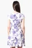 Beechers Brook Floral Belted Crossover Day Dress - White sold by Fairweather