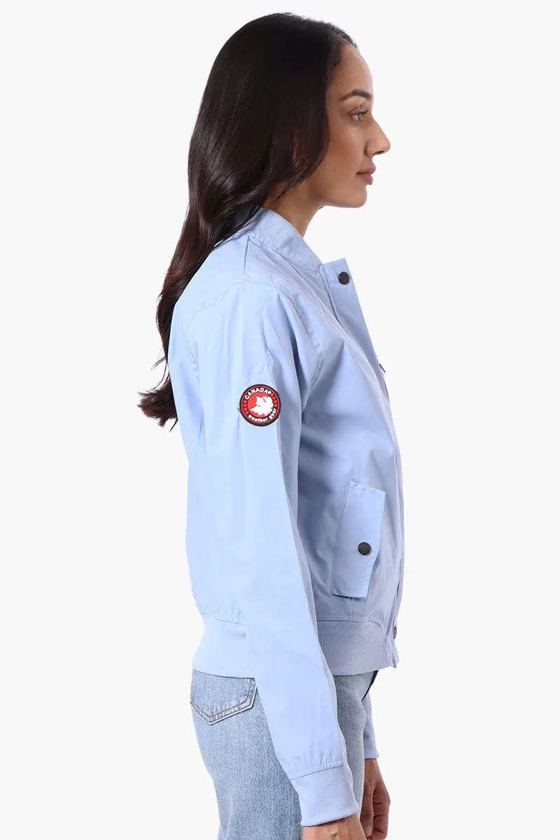 Canada Weather Gear Basic Zip Up Bomber Lightweight Jacket - Blue sold by Fairweather product image thumbnail 2