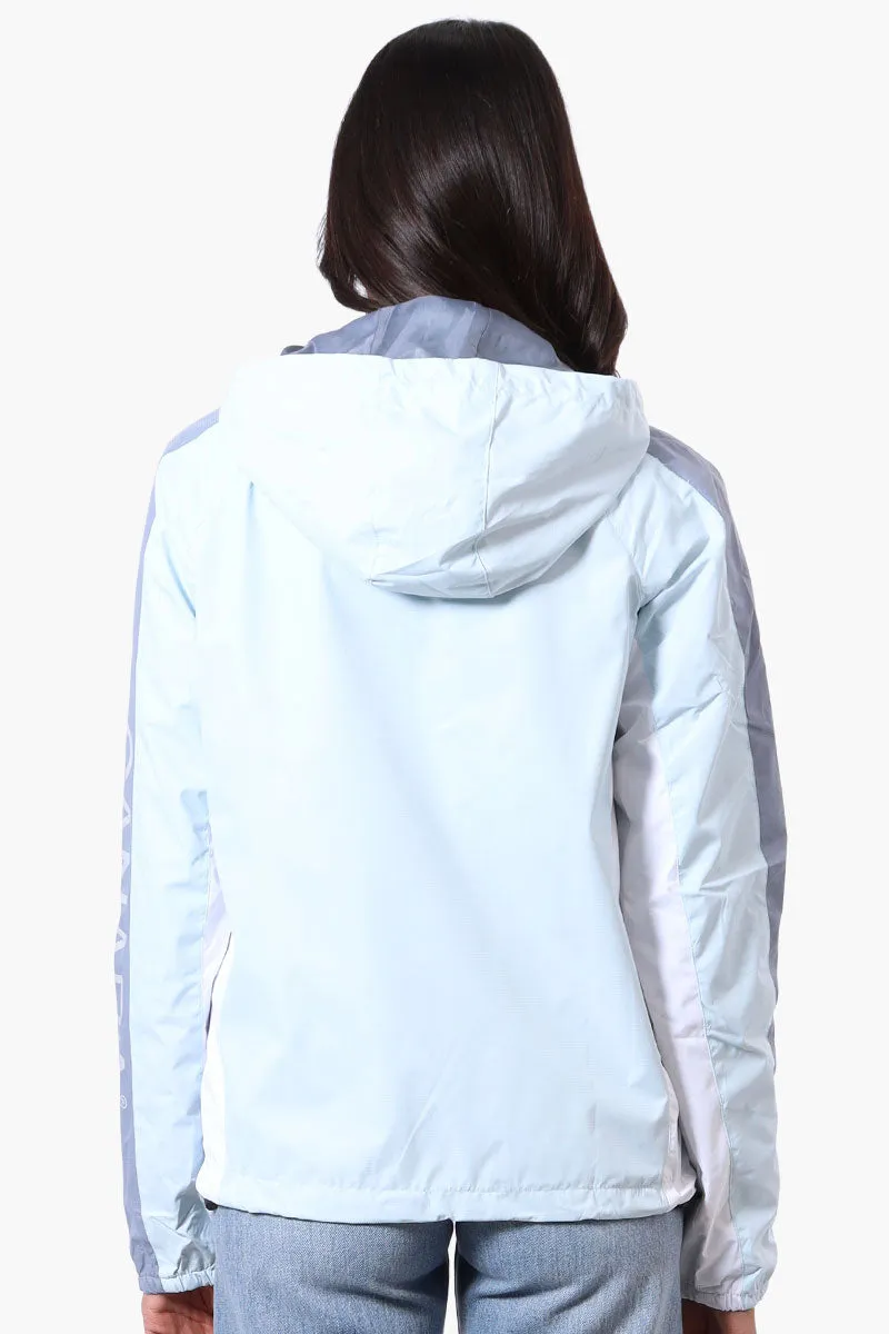 Canada Weather Gear Logo Print Sleeve Ripstop Lightweight Jacket - Aqua sold by Fairweather product image thumbnail 3