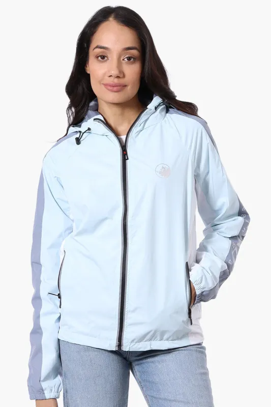 Canada Weather Gear Logo Print Sleeve Ripstop Lightweight Jacket - Aqua made by Fairweather
