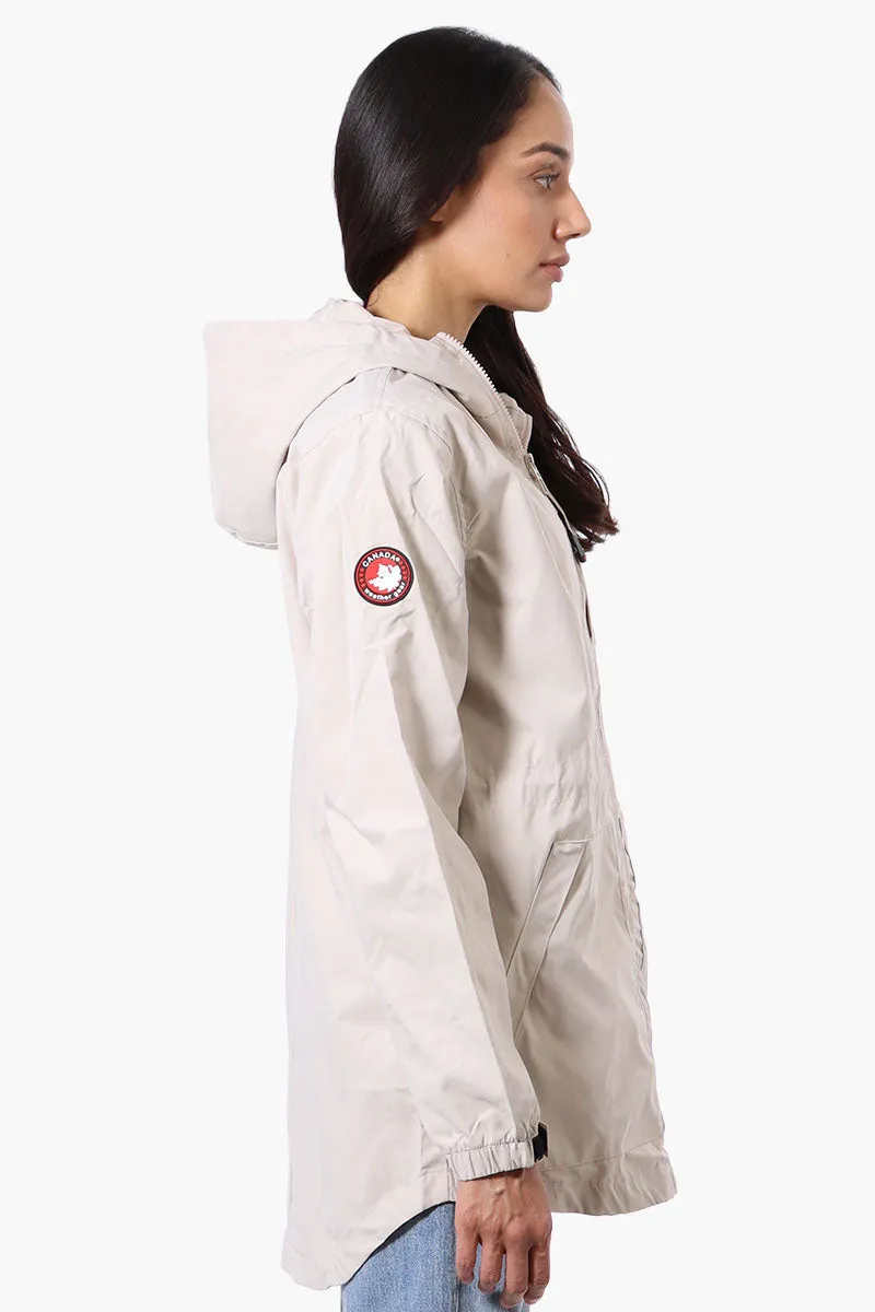 Canada Weather Gear Coated Microfiber Hooded Lightweight Jacket - Cream sold by Fairweather product image thumbnail 2