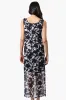 Stylexchange Floral Sheer Maxi Dress - Grey sold by Fairweather