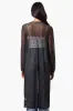 Stylexchange Polka Dot Long Sleeve Sheer Duster Cardigan - Black sold by Fairweather