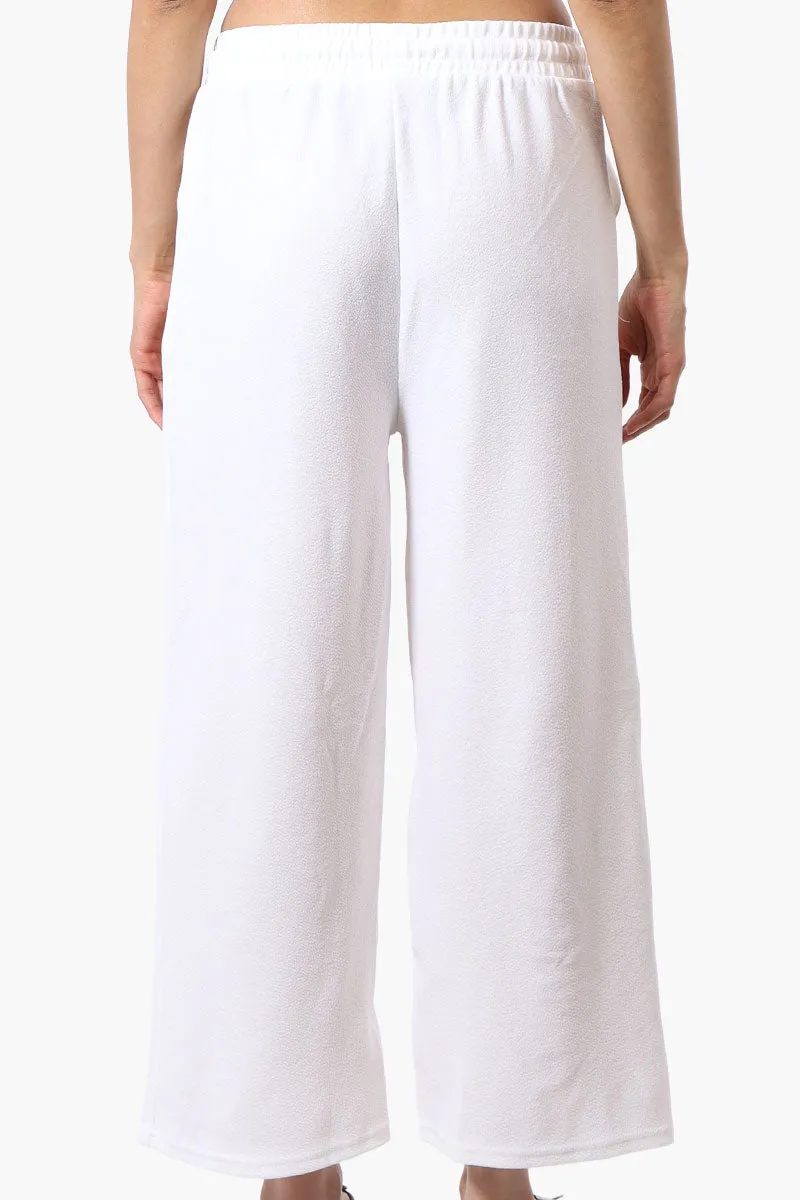 Runaway Bay Tie Waist Wide Leg Pants - White sold by Fairweather product image thumbnail 3