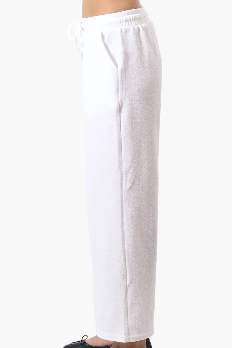 Runaway Bay Tie Waist Wide Leg Pants - White sold by Fairweather product image thumbnail 2