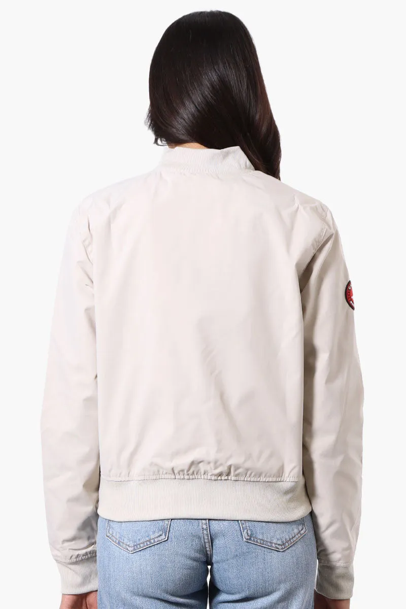 Canada Weather Gear Basic Zip Up Bomber Lightweight Jacket - Cream sold by Fairweather product image thumbnail 3