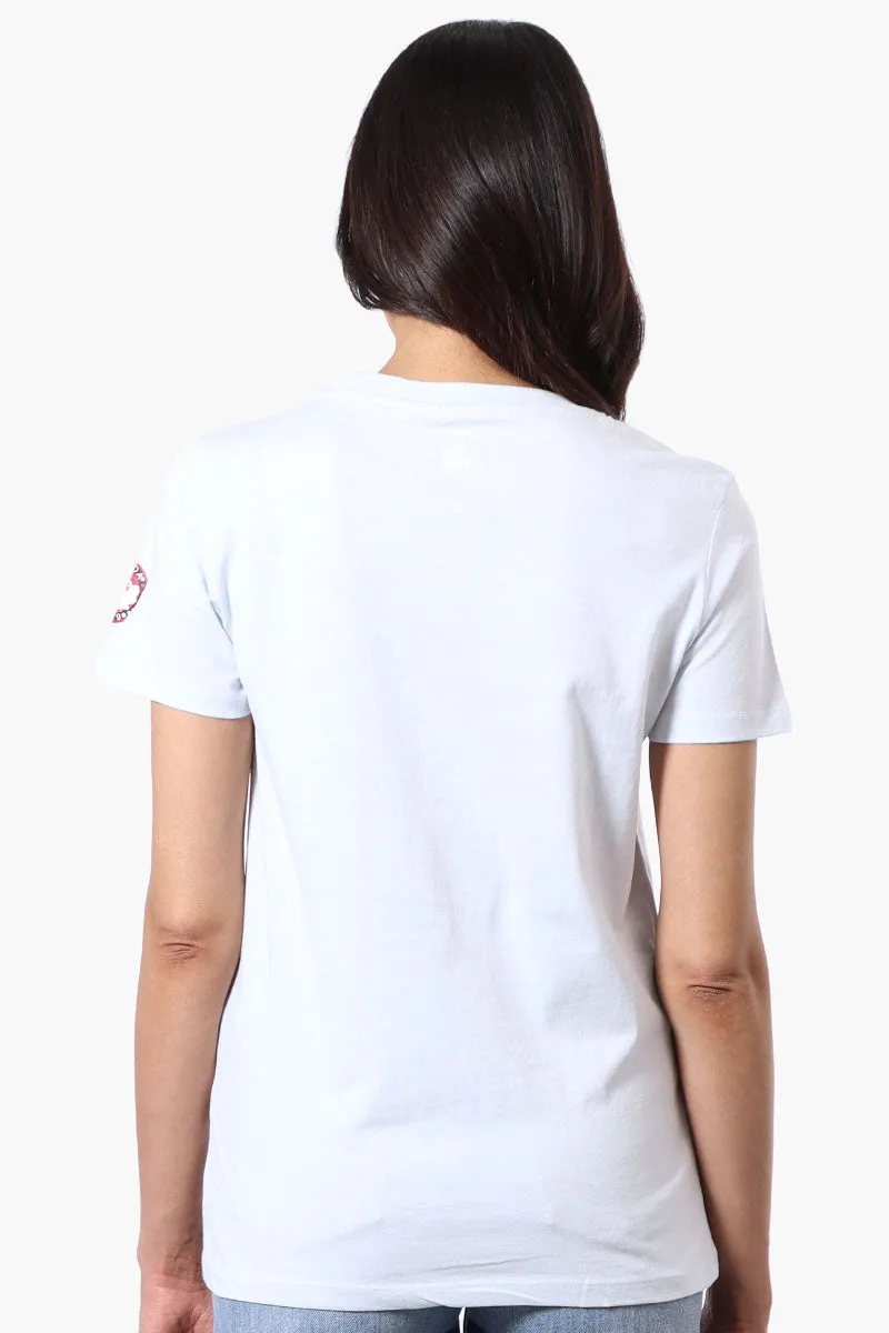 Canada Weather Gear Maple Leaf Print Tee - Aqua sold by Fairweather product image thumbnail 3