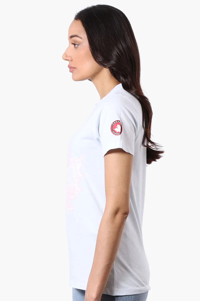 Canada Weather Gear Maple Leaf Print Tee - Aqua sold by Fairweather product image thumbnail 2