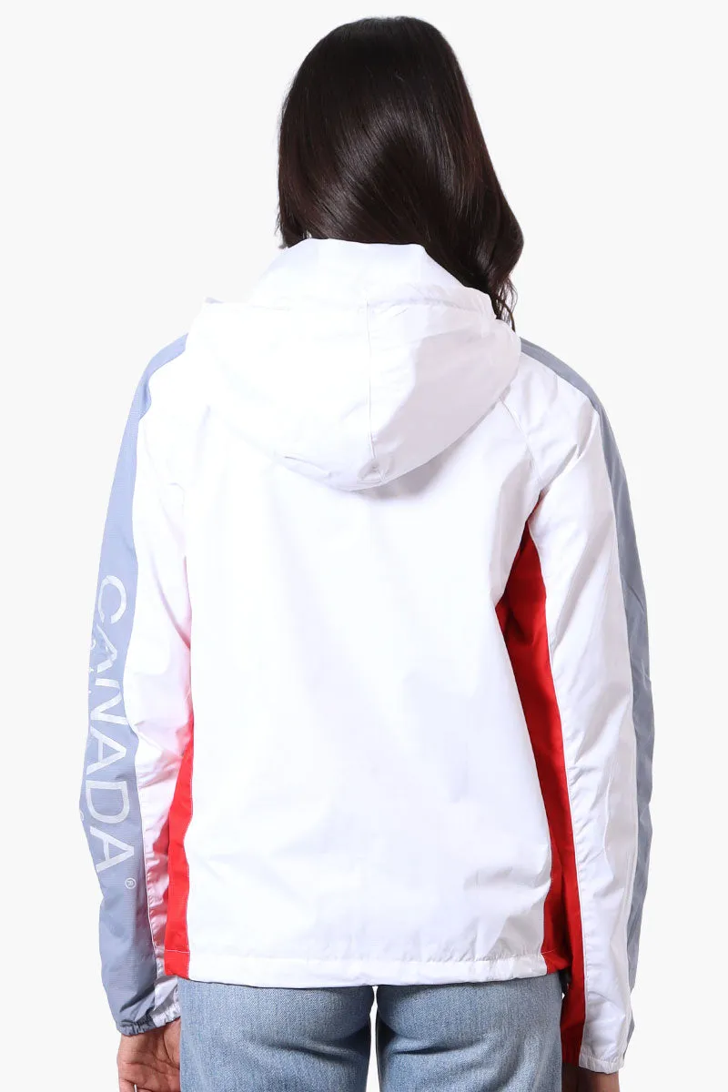 Canada Weather Gear Logo Print Sleeve Ripstop Lightweight Jacket - White sold by Fairweather product image thumbnail 3