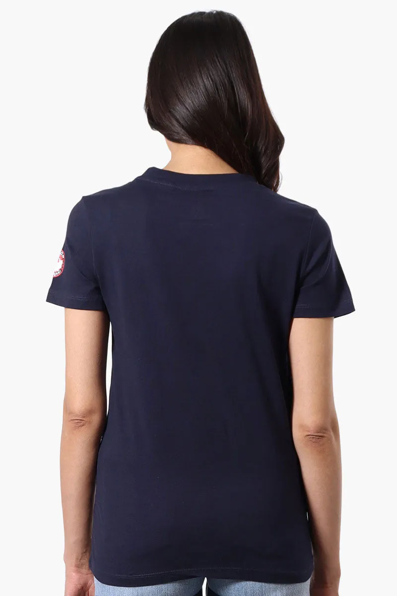 Canada Weather Gear Chest Logo Print Tee - Navy sold by Fairweather product image thumbnail 3