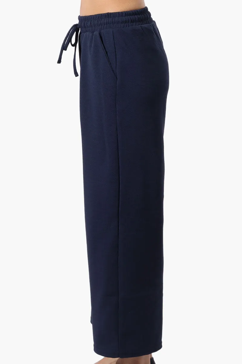 Runaway Bay Tie Waist Wide Leg Pants - Navy sold by Fairweather product image thumbnail 2