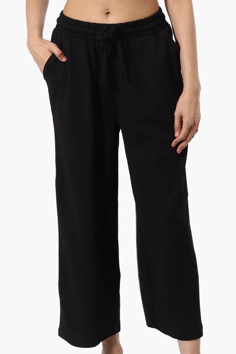 Runaway Bay Tie Waist Wide Leg Pants - Black sold by Fairweather