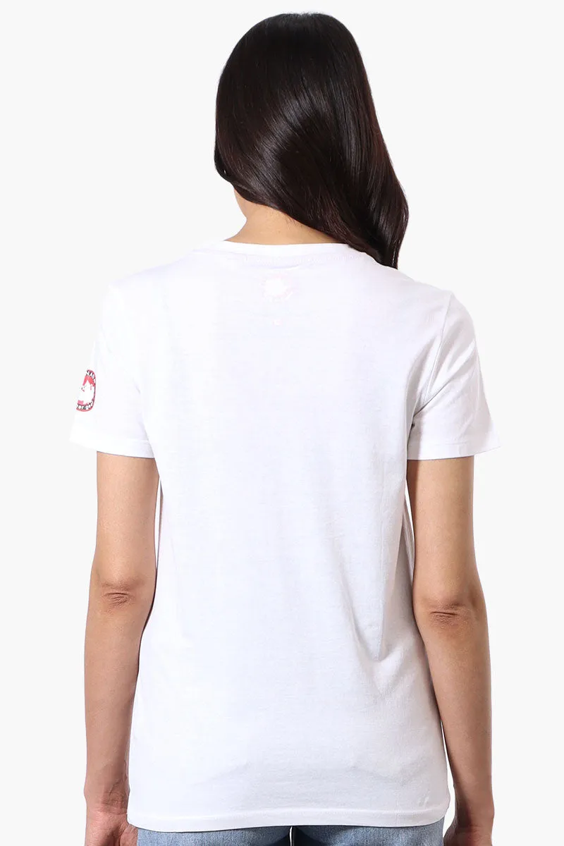 Canada Weather Gear Maple Leaf Print Tee - White sold by Fairweather product image thumbnail 3