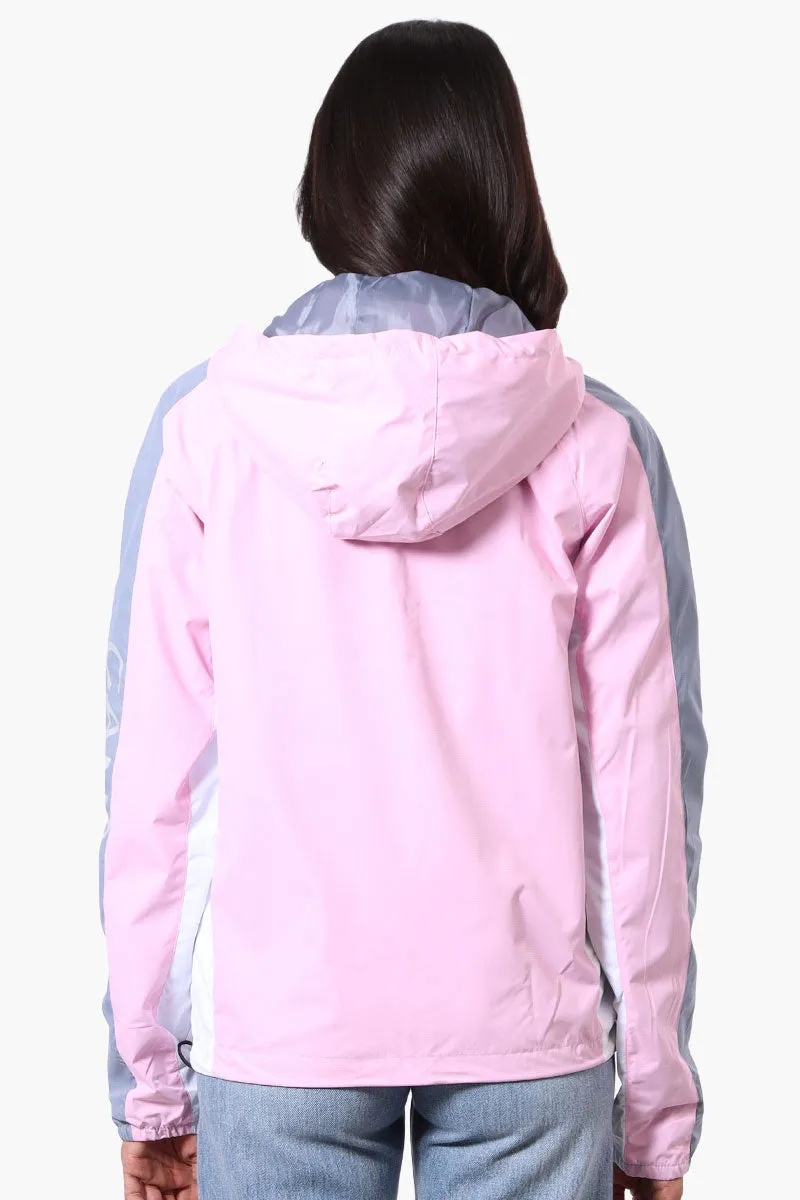 Canada Weather Gear Logo Print Sleeve Ripstop Lightweight Jacket - Pink sold by Fairweather product image thumbnail 3