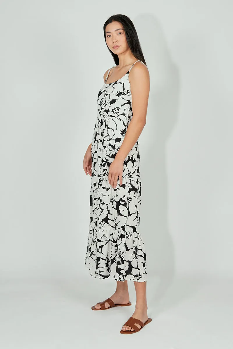 International INC Company Floral Tiered Maxi Dress - Black sold by Fairweather product image thumbnail 2