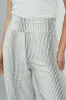 Beechers Brook Dotted Pattern Fold Over Cropped Pants - White sold by Fairweather