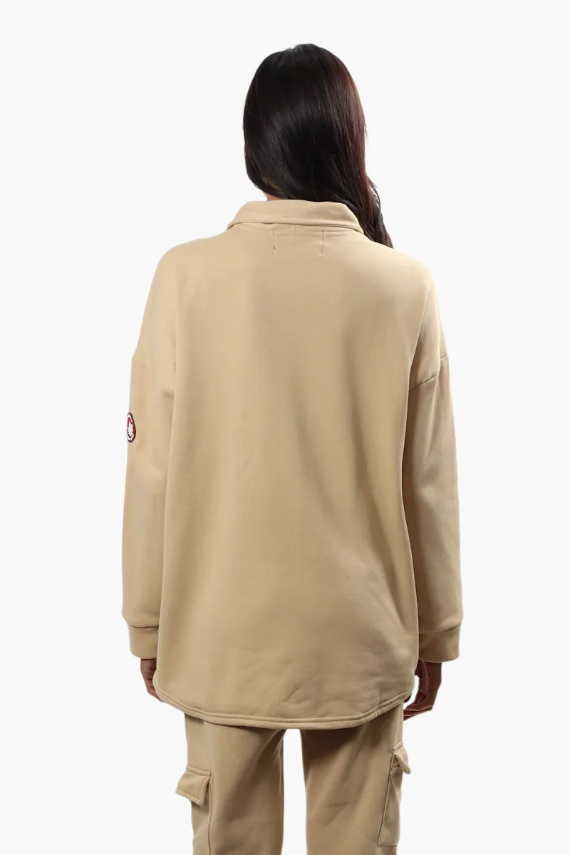 Canada Weather Gear Solid Front Pocket Shacket - Beige sold by Fairweather product image thumbnail 4