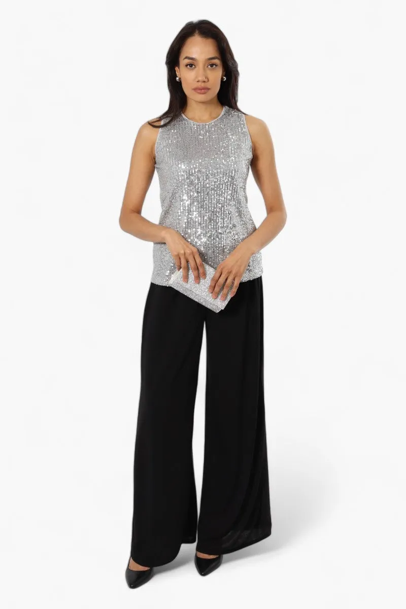 Limite Sequin Tank Top - Grey sold by Fairweather product image thumbnail 2
