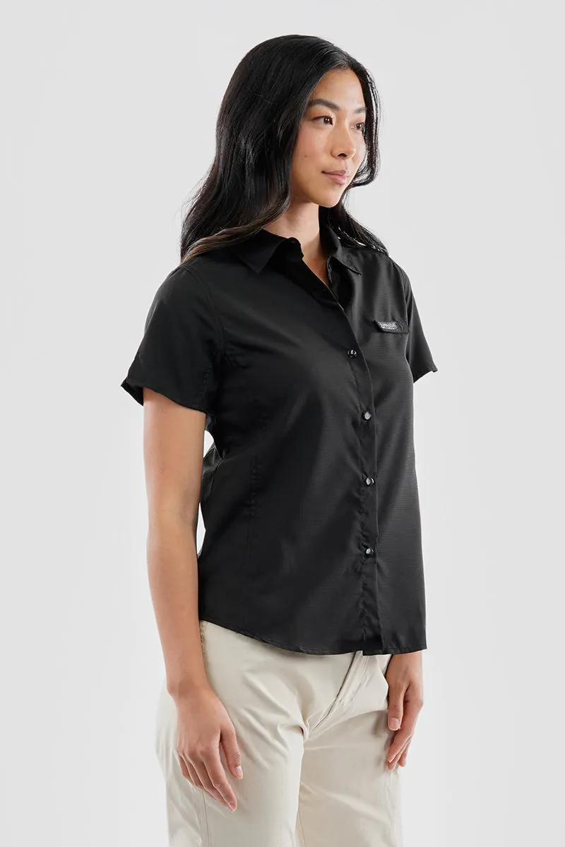 Canada Weather Gear Solid Short Sleeve Button Up Shirt - Black sold by Fairweather product image thumbnail 2