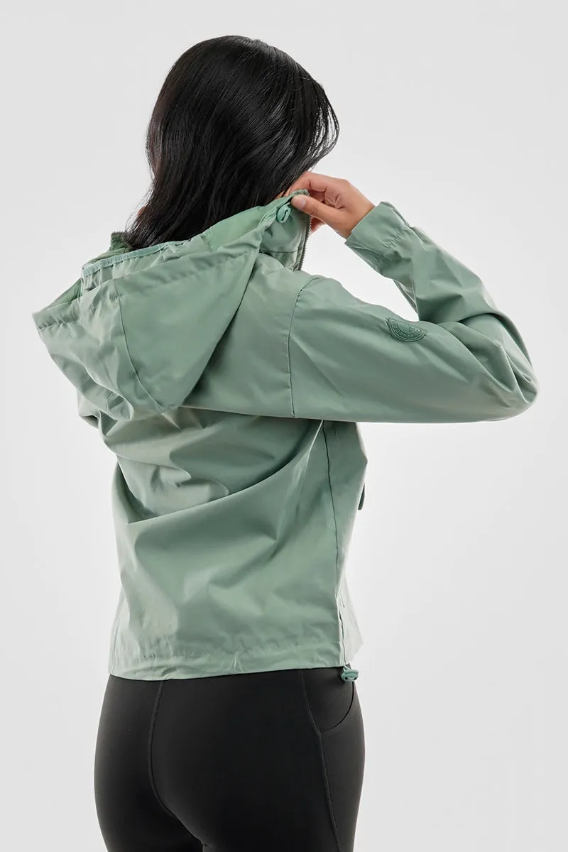 Canada Weather Gear Cropped Coated Microfibre Lightweight Jacket - Olive sold by Fairweather product image thumbnail 3