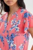 International INC Company Floral Single Button Blouse - Pink sold by Fairweather