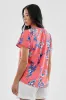 International INC Company Floral Single Button Blouse - Pink sold by Fairweather