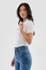 Beechers Brook Short Sleeve Open Front Shrug Cardigan - Blush sold by Fairweather