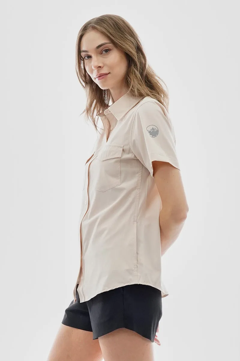 Canada Weather Gear Button Up Short Sleeve Shirt - Cream sold by Fairweather product image thumbnail 2