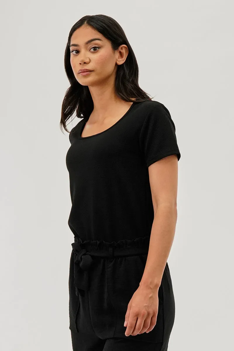 Runaway Bay Square Neck Tee - Black sold by Fairweather product image thumbnail 2