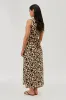 Beechers Brook Leopard Print V-Neck Maxi Dress - Beige sold by Fairweather
