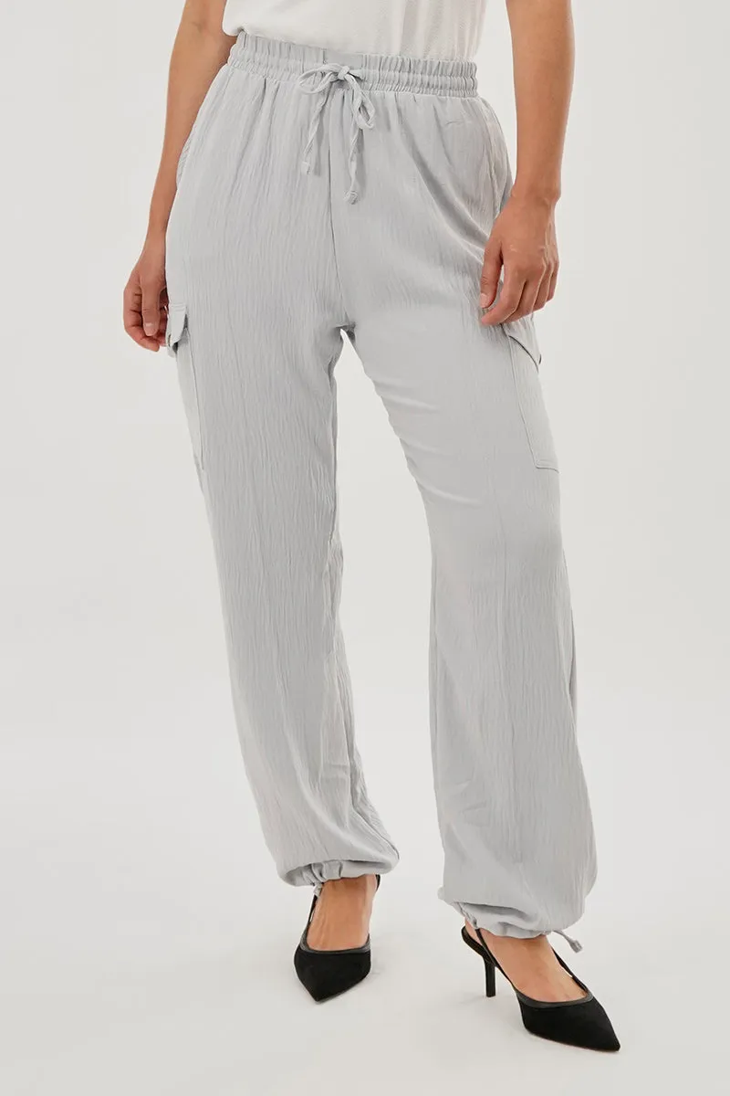 Stylexchange Vintage Drawstring Cargo Pants - Stone sold by Fairweather