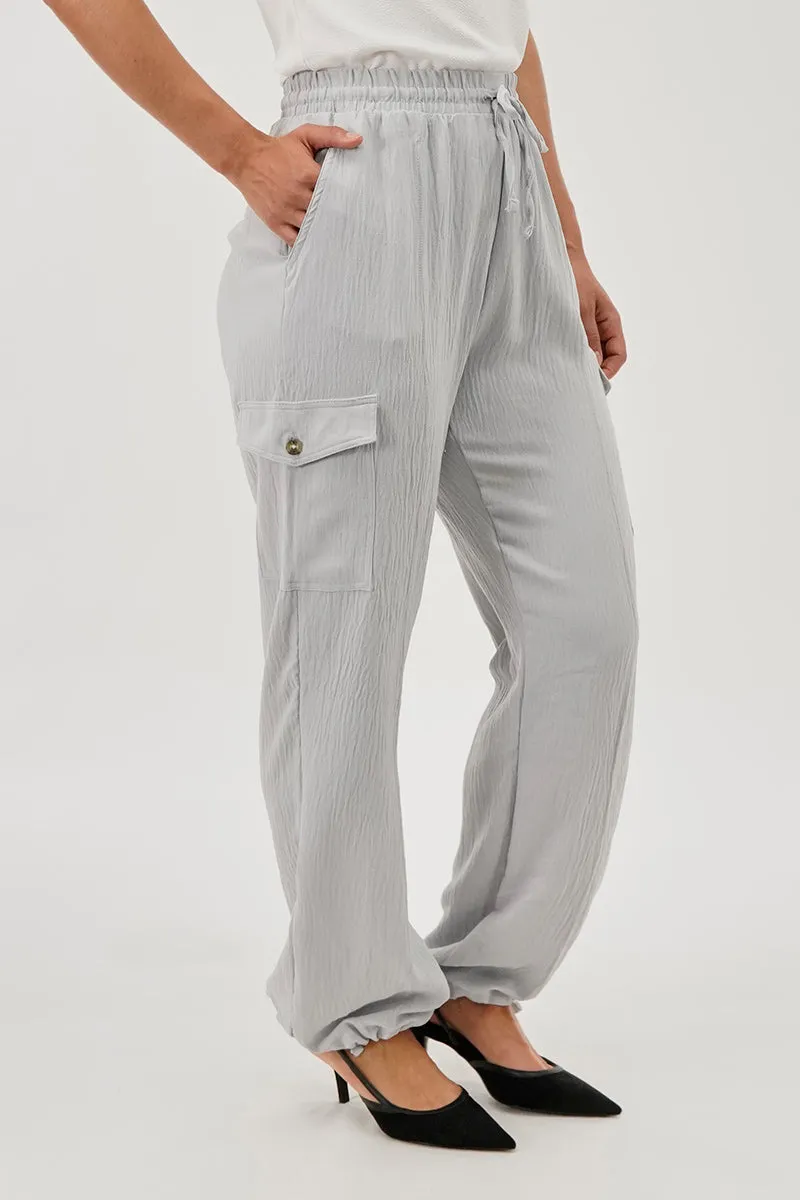 Stylexchange Vintage Drawstring Cargo Pants - Stone sold by Fairweather product image thumbnail 2