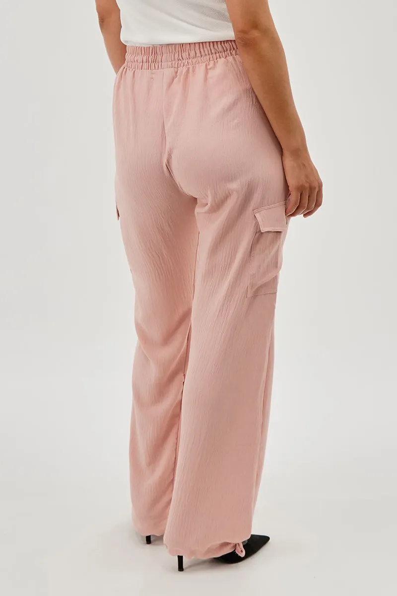Stylexchange Vintage Drawstring Cargo Pants - Pink sold by Fairweather product image thumbnail 3