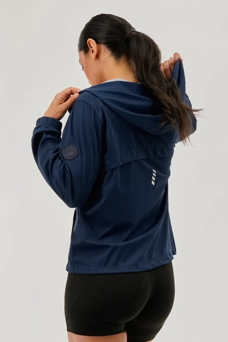 Canada Weather Gear Hooded Zip Up Lightweight Jacket - Navy sold by Fairweather product image thumbnail 3