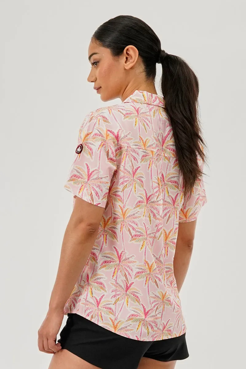 Canada Weather Gear Printed Short Sleeve Button Up Shirt - Pink sold by Fairweather product image thumbnail 3