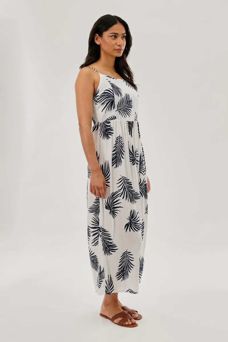 International INC Company Printed Square Neck Maxi Dress - White sold by Fairweather product image thumbnail 2