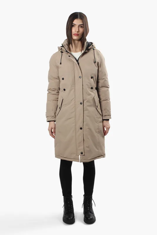 Canada Weather Gear Four Pocket Parka Jacket - Taupe sold by Fairweather
